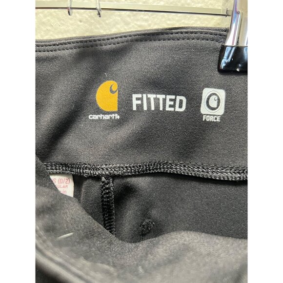 Carhartt Womens Fitted Force Utility Leggings With Pockets Black Size XS - Picture 8 of 8